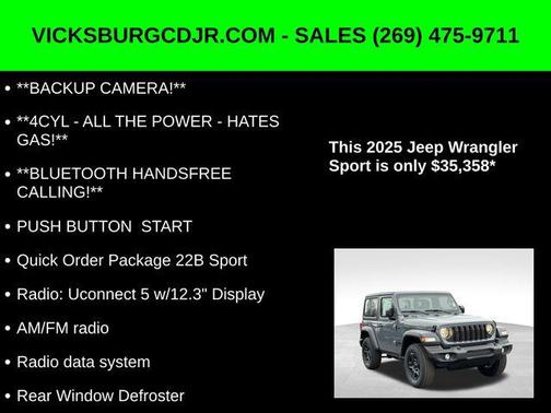 2025 Jeep Wrangler Sport