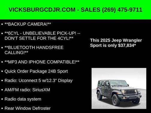 2025 Jeep Wrangler Sport