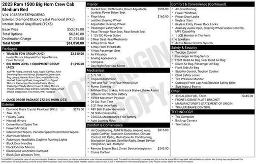 2023 RAM 1500 Big Horn/Lone Star
