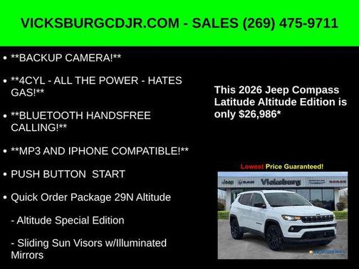 2026 Jeep Compass Latitude