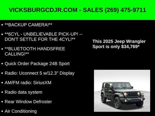 2025 Jeep Wrangler Sport