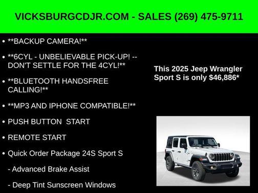 2025 Jeep Wrangler Sport S