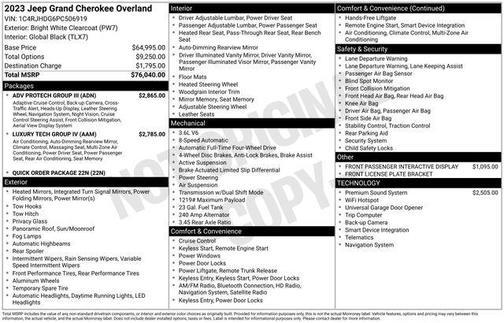 2023 Jeep Grand Cherokee Overland