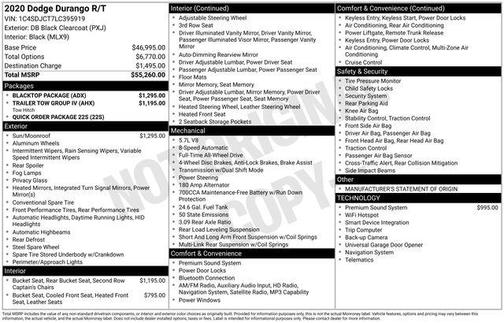 2020 Dodge Durango R/T AWD