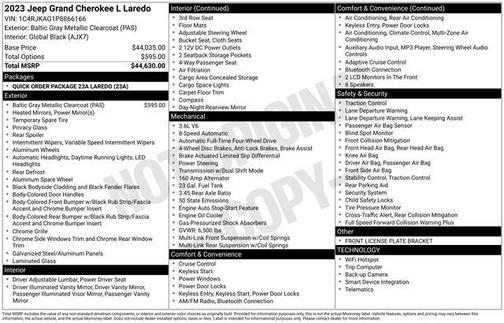 2023 Jeep Grand Cherokee L Laredo