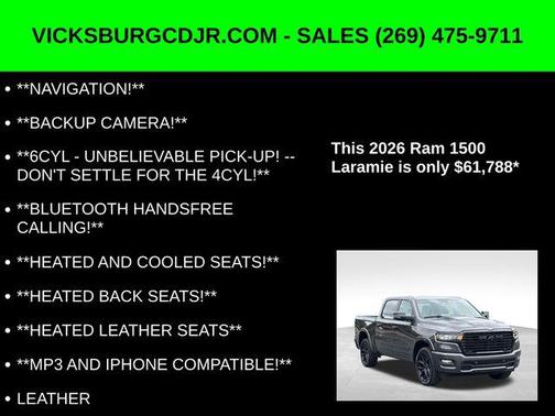 2026 RAM 1500 Laramie