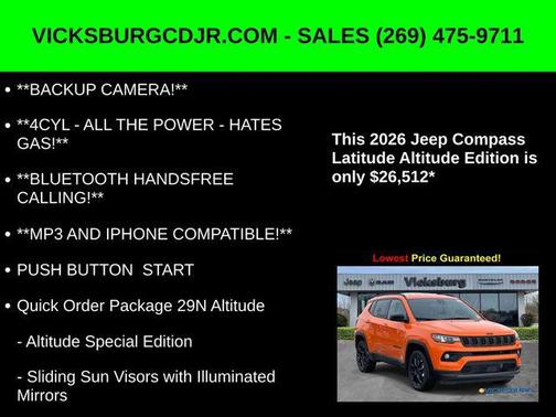 2026 Jeep Compass Latitude