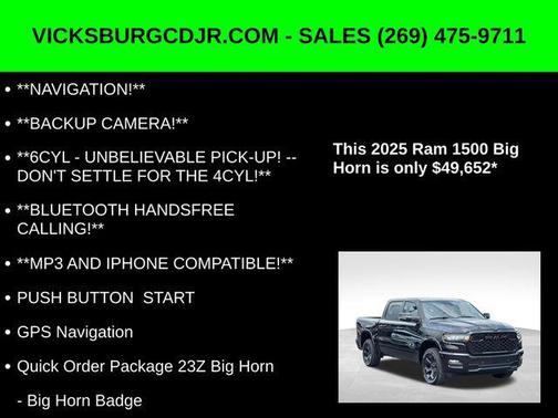 2025 RAM 1500 Big Horn/Lone Star