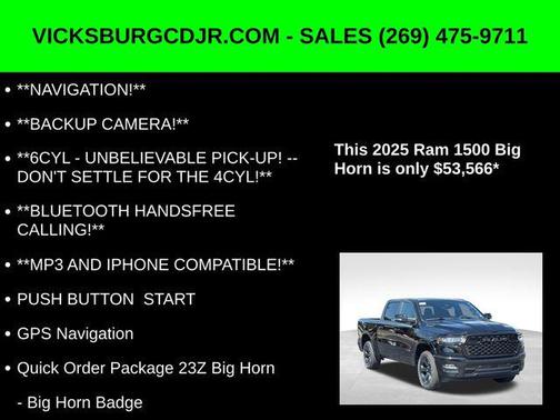 2025 RAM 1500 Big Horn/Lone Star