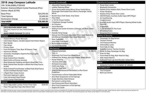 2018 Jeep Compass Latitude