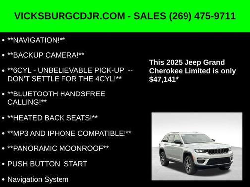 2025 Jeep Grand Cherokee Limited X