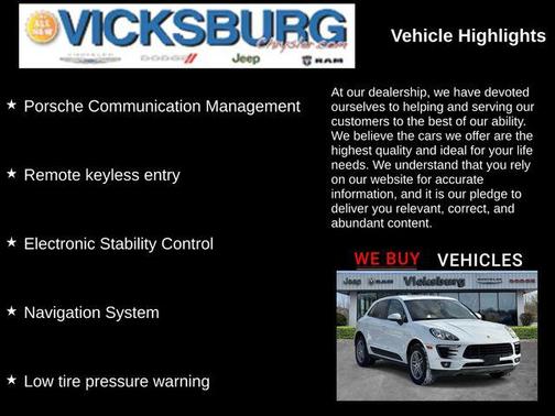 2018 Porsche Macan Sport Edition