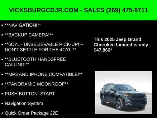 2025 Jeep Grand Cherokee Limited X