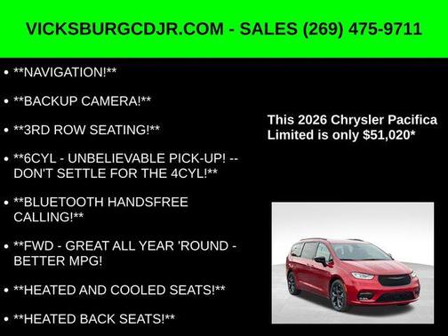 2026 Chrysler Pacifica Limited