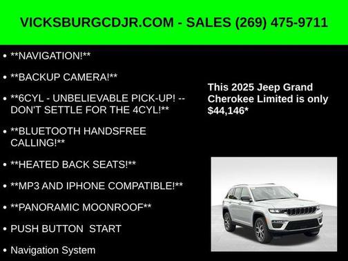 2025 Jeep Grand Cherokee Limited X