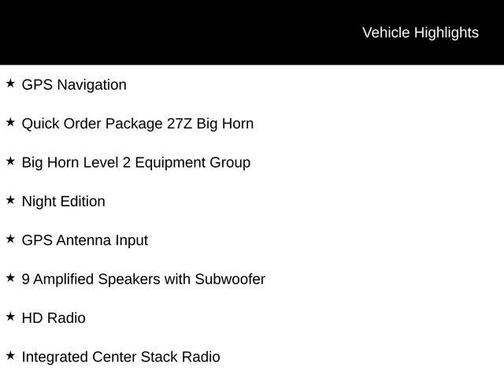 2026 RAM 1500 Big Horn/Lone Star