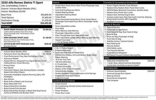 2020 Alfa Romeo Stelvio Ti Sport