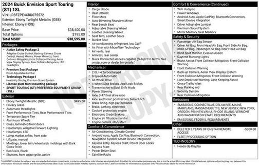 2024 Buick Envision Sport Touring AWD