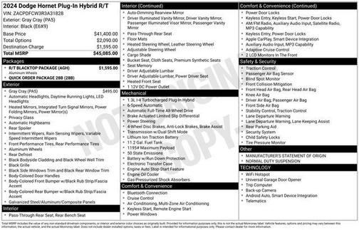 2024 Dodge Hornet R/T EAWD