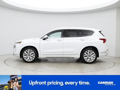 White 2022 Hyundai SANTA FE Calligraphy