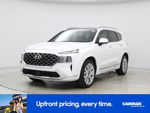 White 2022 Hyundai SANTA FE Calligraphy
