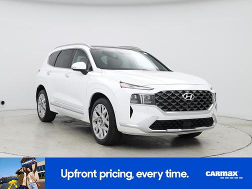 White 2022 Hyundai SANTA FE Calligraphy