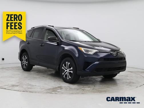 Blue 2017 Toyota RAV4 LE