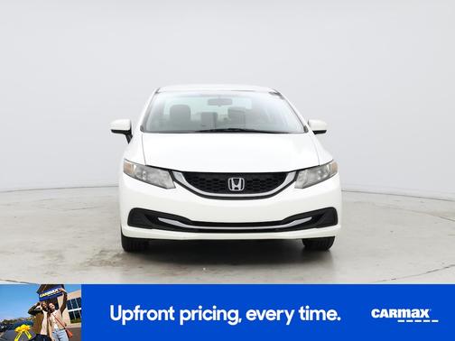 White 2014 Honda Civic LX