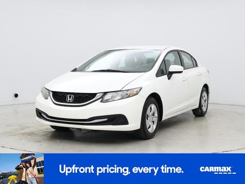 White 2014 Honda Civic LX