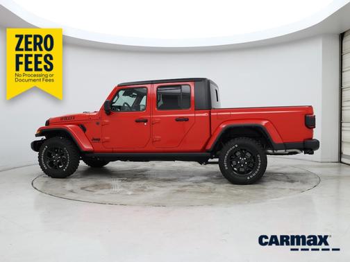 Red 2024 Jeep Gladiator Willy's