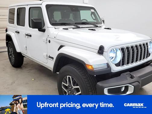 White 2025 Jeep Wrangler Sahara