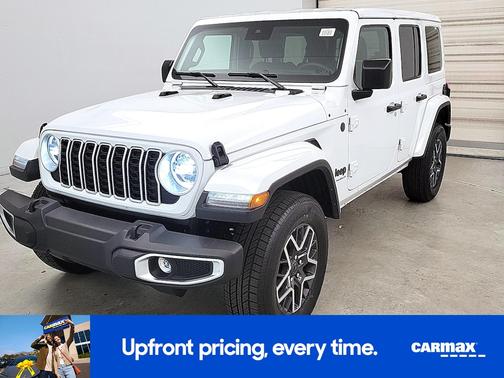 White 2025 Jeep Wrangler Sahara