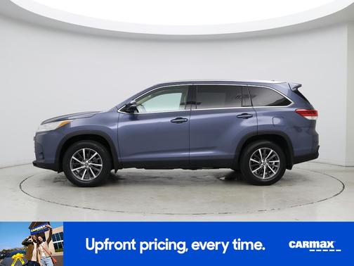Blue 2019 Toyota Highlander XLE