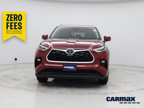Red 2020 Toyota Highlander XLE