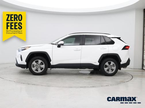 White 2024 Toyota RAV4 Hybrid XLE