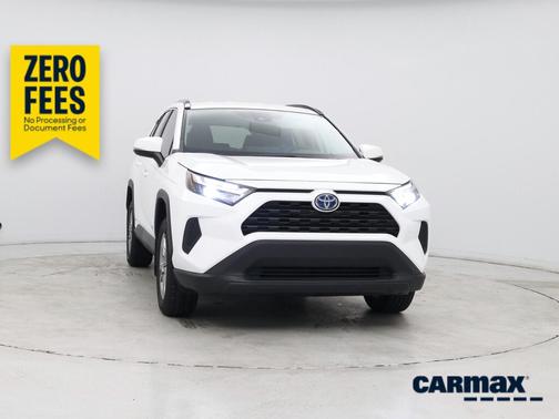White 2024 Toyota RAV4 Hybrid XLE