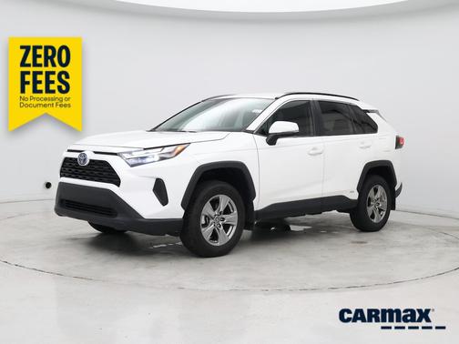 White 2024 Toyota RAV4 Hybrid XLE