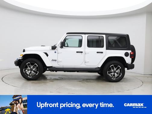 White 2024 Jeep Wrangler 4xe Sport S