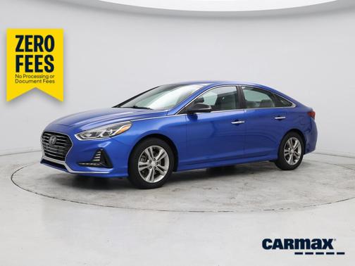 Blue 2018 Hyundai SONATA SEL