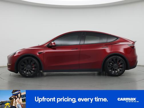 Red 2024 Tesla Model Y Performance