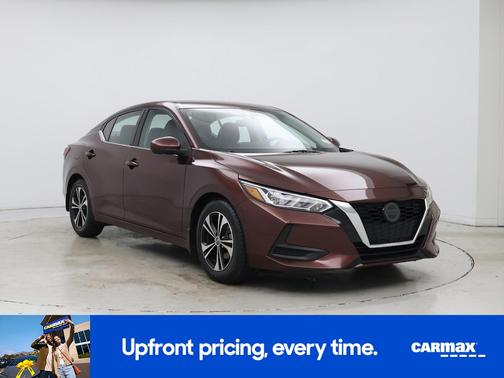 Burgundy 2021 Nissan Sentra SV