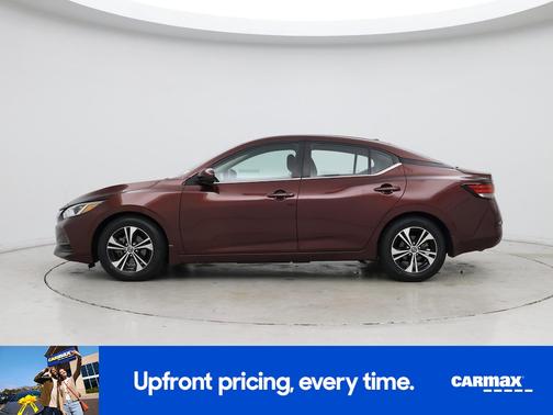 Burgundy 2021 Nissan Sentra SV