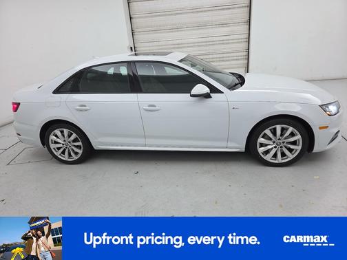 White 2018 Audi A4 Premium