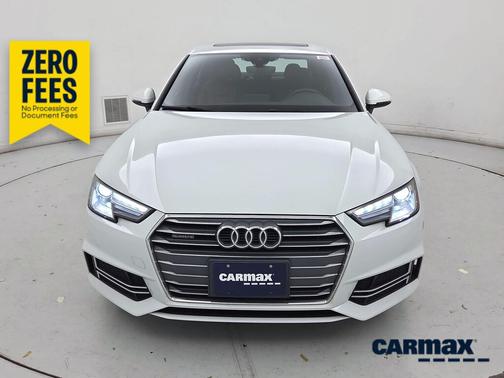 White 2018 Audi A4 Premium