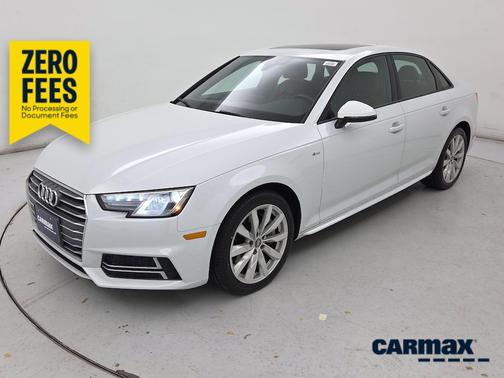 White 2018 Audi A4 Premium