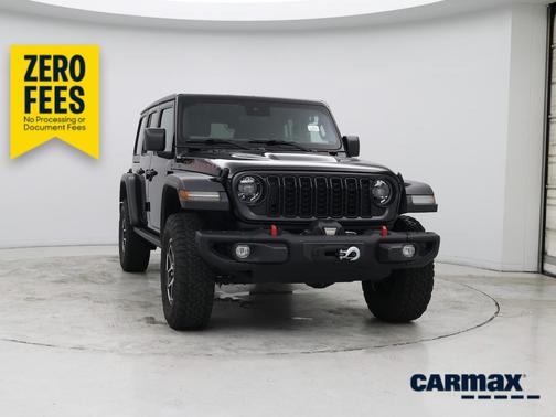 Black 2024 Jeep Wrangler Rubicon