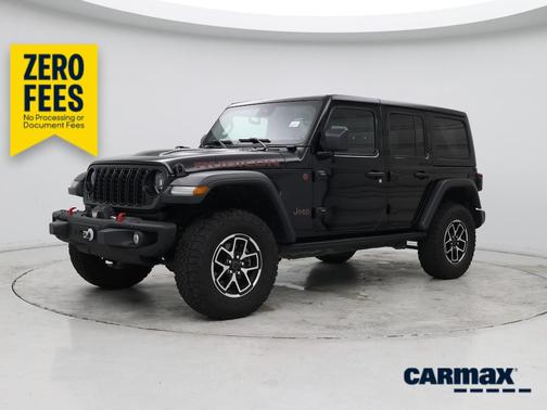Black 2024 Jeep Wrangler Rubicon