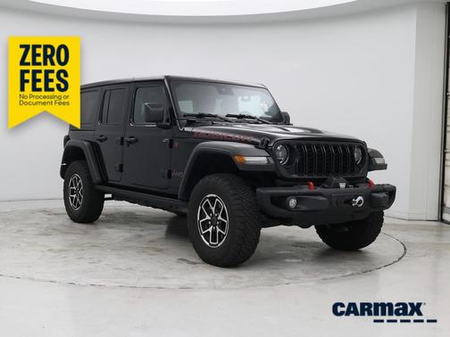 Black 2024 Jeep Wrangler Rubicon