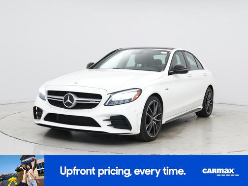 White 2021 Mercedes-Benz AMG C 43