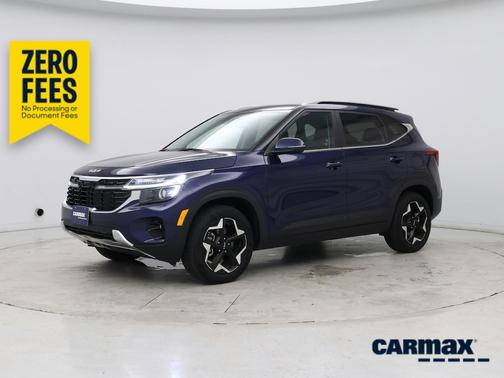 Blue 2024 Kia Seltos EX